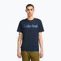 Tricou pentru bărbați  Timberland Tfo Wordmark Logo dark sapphire/dark denim