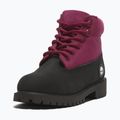 Încălțăminte pentru copii Timberland Premium 6 In Lace black nubuck/dark pink 9