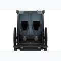 Remorcă de biciletă pentru fouă persoane Thule Chariot Cab dark slate 5