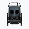 Remorcă de biciletă pentru fouă persoane Thule Chariot Cab dark slate 8