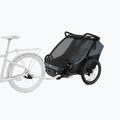Remorcă de biciletă pentru fouă persoane Thule Chariot Cab dark slate 9