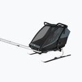 Remorcă de biciletă pentru fouă persoane Thule Chariot Cab dark slate 12