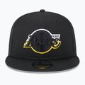 New Era Split Logo 9Fifty Los Angeles Lakers șapcă negru 3