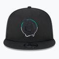 New Era Split Logo 9Fifty Boston Celtics șapcă negru 3