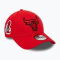 Șapcă pentru bărbați  New Era Side Patch 9Forty Chicago Bulls red