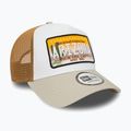 Șapcă pentru bărbați  New Era Patch Trucker light beige 3