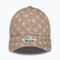 Șapcă pentru femei  New Era Monogram 9Forty New York Yankees pastel brown 3