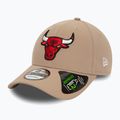 Șapcă pentru bărbați  New Era Repreve 9Forty Chicago Bulls pastel brown