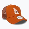 Șapcă pentru bărbați New Era League Essential Trucker Los Angeles Dodgers med brown