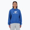 Bluză pentru femei New Balance French Terry Stacked Logo Hoodie blueagat