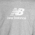 Bluză pentru bărbați New Balance Stacked Logo French Terry Crew athletic grey 5