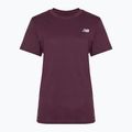 Tricou pentru femei New Balance Essentials Jersey plum brown