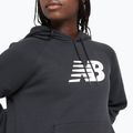 Femeii New Balance Fleece Hoodie negru 4