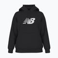Femeii New Balance Fleece Hoodie negru
