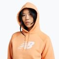 Bluză pentru femei New Balance Fleece Hoodie brown 4