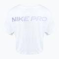 Tricou de antrenament pentru femei Nike Dri-Fit Pro white 2