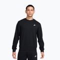 Bluză pentru bărbați Nike Club French Terry Crew Black/White