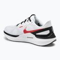 Încălțăminte de alergare pentru bărbați Nike Structure 25 white/black/light mmoke grey/fire red 3