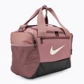 Geantă de antrenament Nike Brasilia 9.5 Duffle 25 l smokey mauve/black/light orewood brown 2