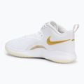 Pantofi Nike React Hyperset 2 alb/alb/auriu metalic 3