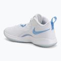 Pantofi de volei Nike React Hyperset 2 alb/alb/albastru valor 3