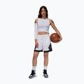 Spodenki koszykarskie damskie Nike Jordan Sport Diamond 4" white/black/black/white 2