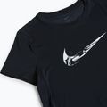 Tricou de alergare pentru femei Nike One Dri-Fit black/white 3