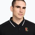 Tricou de tenis pentru bărbați Nike Court Heritage Polo black/white 4