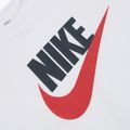 Tricou pentru copii Nike Sportswear white/obsidian/university red 3