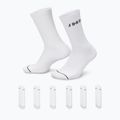 Șosete  Jordan Everyday Crew 6 pairs white/gym red/black 8