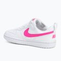 Încălțăminte pentru copii Nike Court Borough Low Recraft white/laser fuchsia 3