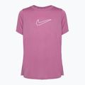 Tricou pentru copii Nike One Dri-Fit magic flamingo/white