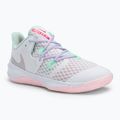 Pantofi de volei Nike Zoom Hyperspeed Court SE alb/spumă mentă/gri/cenușă violet/spumă roz