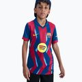 Tricou de fotbal pentru copii Nike FC Barcelona 2025/26 Stadium Fourth gym blue/gym blue/salsa red/opti yellow