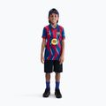 Tricou de fotbal pentru copii Nike FC Barcelona 2025/26 Stadium Fourth gym blue/gym blue/salsa red/opti yellow 2