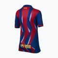 Tricou de fotbal pentru copii Nike FC Barcelona 2025/26 Stadium Fourth gym blue/gym blue/salsa red/opti yellow 7