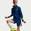 Pantaloni scurți de fotbal pentru copii Nike FC Barcelona Strike SE Jr gym blue/opti yellow/opti yellow 8