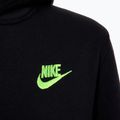 Bluză pentru copii Nike Sportswear Club Fleece black/yellow 3