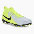 Încălțăminte de fotbal pentru copii Nike Phantom Luna 2 Academy FG/MG metallic silver/volt/black