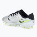 Încălțăminte de fotbal pentru copii Nike Tiempo Legend 10 Academy FG/MG metallic silver/volt/black 3