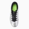 Încălțăminte de fotbal pentru copii Nike Tiempo Legend 10 Academy FG/MG metallic silver/volt/black 5