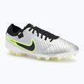 Încălțăminte de fotbal pentru bărbați Nike Tiempo Legend 10 Pro FG metallic silver/volt/black