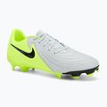 Încălțăminte de fotbal pentru bărbați Nike Phantom GX 2 Academy FG/MG metallic silver/volt/black