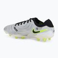 Nike Legend 10 Pro Ag-Pro cizme de fotbal pentru bărbați argint metalic / volt / negru 3