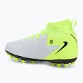 Încălțăminte de fotbal pentru copii Nike Phantom Luna 2 Academy AG Jr metallic silver/black/volt 3