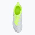 Încălțăminte de fotbal pentru copii Nike Phantom Luna 2 Academy AG Jr metallic silver/black/volt 5