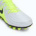 Încălțăminte de fotbal pentru copii Nike Phantom Luna 2 Academy AG Jr metallic silver/black/volt 7