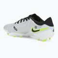 Încălțăminte de fotbal pentru bărbați Nike Tiempo Legend 10 Academy FG/MG metallic silver/volt/black 2