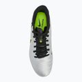 Încălțăminte de fotbal pentru bărbați Nike Tiempo Legend 10 Academy FG/MG metallic silver/volt/black 5