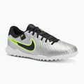 Încălțăminte de fotbal pentru bărbați Nike Tiempo Legend 10 Academy TF metallic silver/volt/black